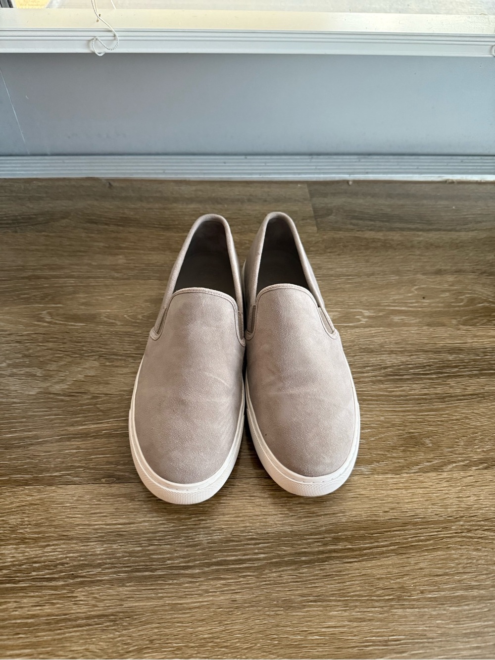 Tory Burch Women’s Slip-On Casual Sneakers in Light Beige/Gray